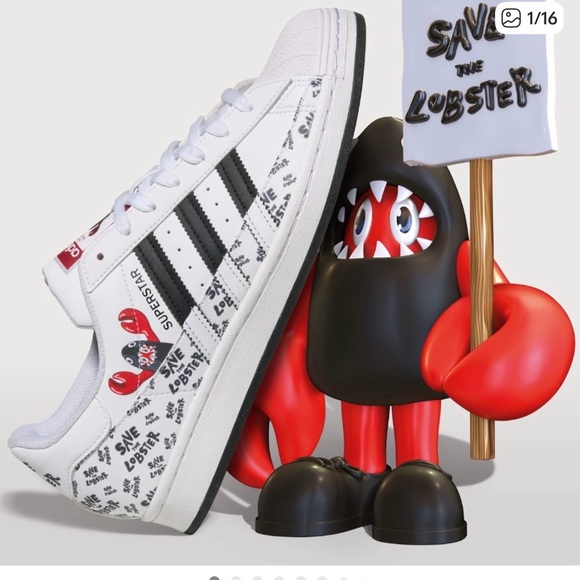 Adidas Superstar Save The Lobster 9.5 Men Sneakers main image 5